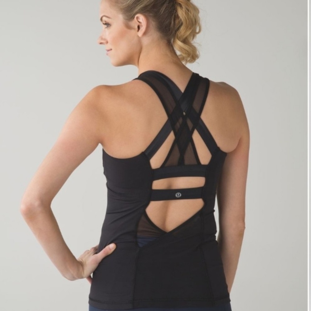 Lululemon NWT Ready, Set, Sweat Tank Black Size 6